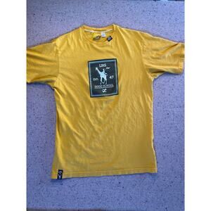 LRG Yellow Good School Tshirt Medium Men's Flaw